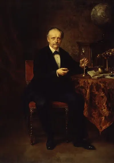 Портрет физика Германа фон Гельмгольца by Людвиг Кнаус, 1881 — digital art print download