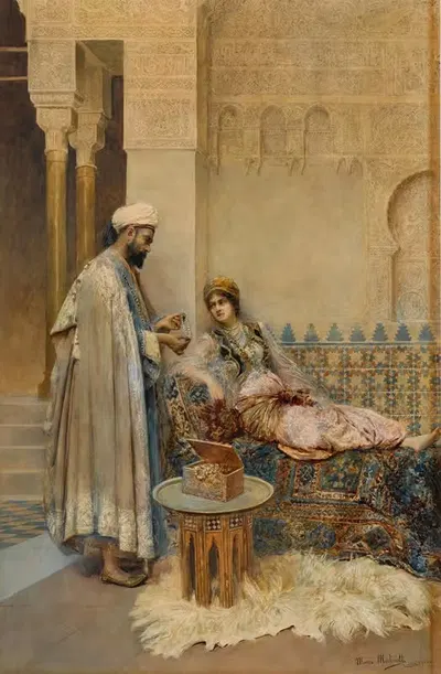 Подарок by Мария Мартинетти, 1902 — digital art print download