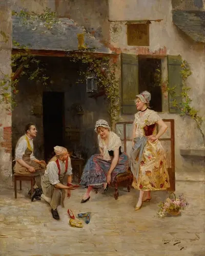 Золотой башмачок by Мариано Алонсо-Перес, 1891 — digital art print download