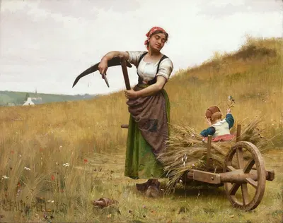 Adoration by Paul Peel, 1885 — digital art print download