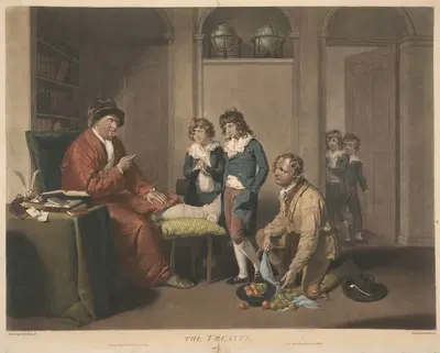 Прогульщики by Уильям Уорд, 1796 — digital art print download
