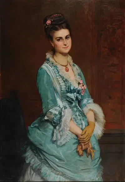 Мадам Луи Поммери by Эдуар-Луи Дюбуф, 1875 — digital art print download