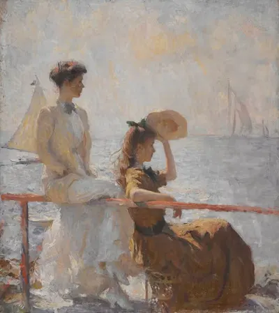 Летний день by Фрэнк Уэстон Бенсон, 1911 — digital art print download