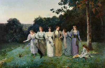 Летние цветы by Гастон Бетюн, 1893 — digital art print download
