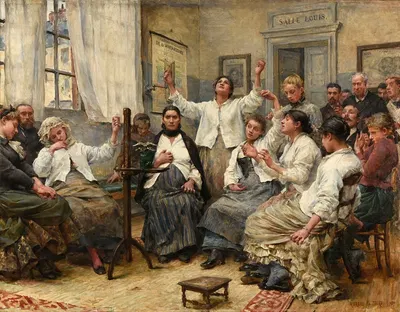 Les Fascinés de la Charité by Georges Moreau de Tours, 1890 — digital art print download