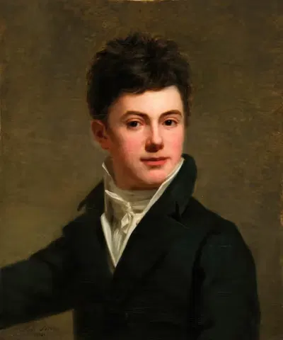 Автопортрет by Альфонс-Анри Перен, 1814 — digital art print download