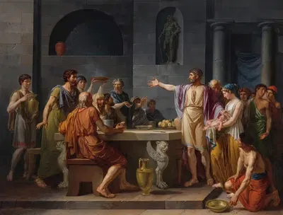 Великодушие Ликурга by Жан-Жак-Франсуа Ле Барбье, 1791 — digital art print download