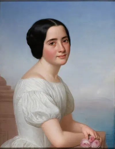 Дочь декана by Ларс Хансен, 1851 — digital art print download