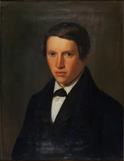 Брат художника by Ларс Хансен, 1813-1872 — digital art print download