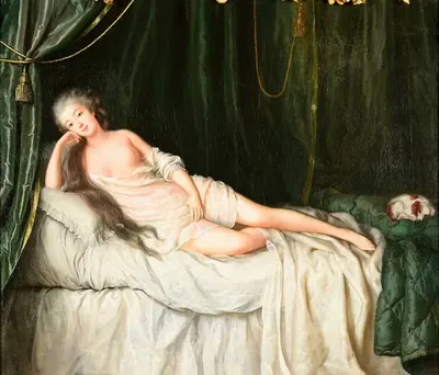 Ла Дюте лежащая by Ли Луи Перен-Сальбру, 1778 — digital art print download