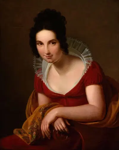 Portrait de femme anonyme by Louise Marie Jeanne Hersent, 1812 — digital art print download