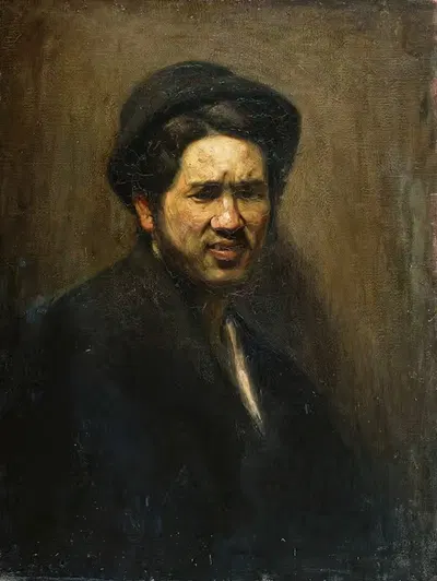 Автопортрет by Накамура Цунэ, 1909 — digital art print download