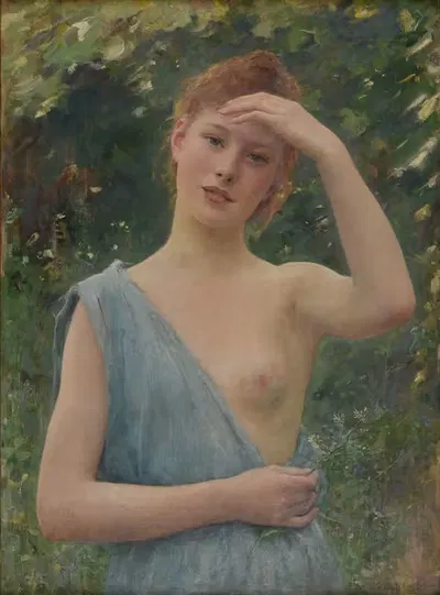 Юность by Рафаэль Коллен, 1889 — digital art print download