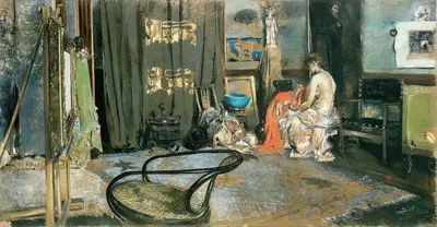 Студия Роберта Ф. Блума by Роберт Фредерик Блум, 1883 — digital art print download