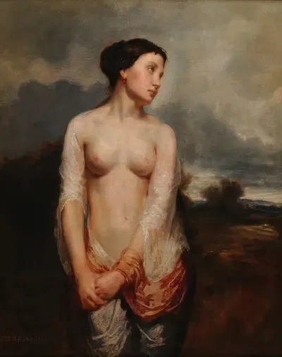 Пленница by Теодор Шассериу, 1845 -1850 — digital art print download