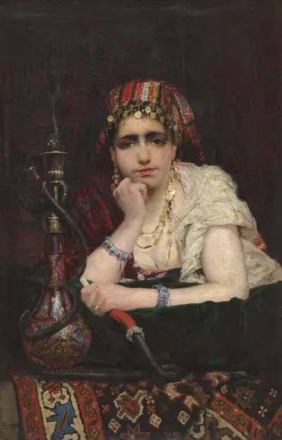 Одали́ска by Василий Дмитриевич Поленов, 1875 — digital art print download