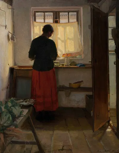 Горничная на кухне by Анна Анкер, 1883-1886 — digital art print download