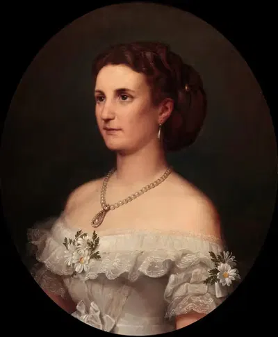 María Leonor de Salm-Salm, duquesa de Osuna by Carlos Luis de Ribera y Fieve, 1866 — digital art print download