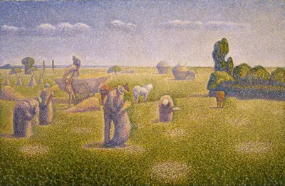The Harvesters by Charles Angrand, 1892 — digital art print download