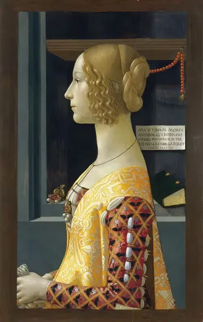 Портрет Джованны Торнабуони by Доменико Гирландайо, 1488 — digital art print download