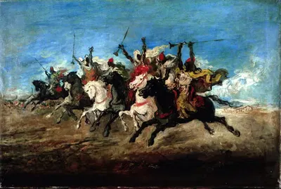 Маурская фантазия by Франсиско Ламейер и Беренгuer, 1860 — digital art print download