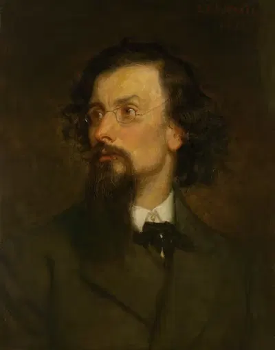 Джордж Иннес by Джордж Питер Александр Хили, 1871 — digital art print download