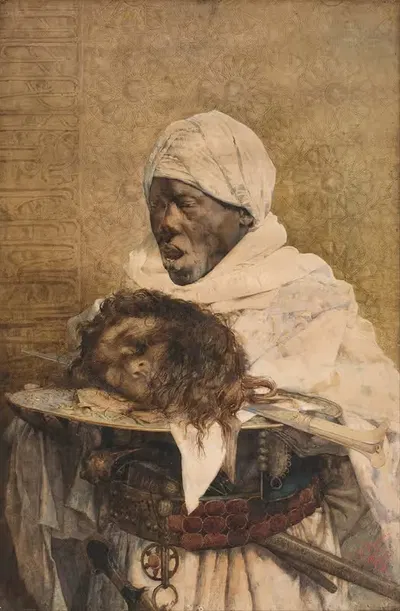 Правосудие в Марокко by Джузеппе Синьорино, 1890 — digital art print download