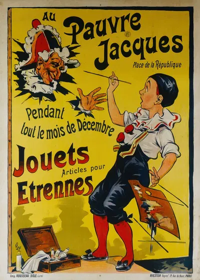 Au Pauvre Jacques Place de la République Pendant tout le mois de Décembre Jouets Articles pour Etrennes by Эжен Оже,…