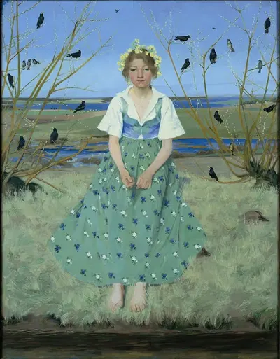 Весна by Харальд Слотт-Мёллер, 1896 — digital art print download
