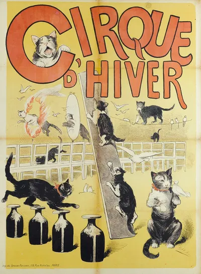 Cirque D'hiver by Gil Baer, 1887 — digital art print download