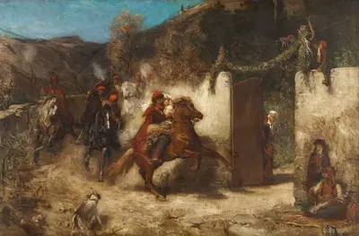 Далматинская свадьба by Ярослав Чермак, 1875 - 1877 — digital art print download