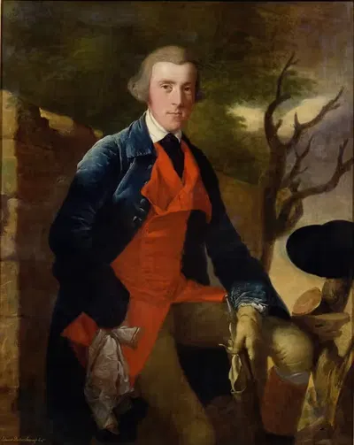 Эдвард Бекер Ликрофт из Уирксворта by Джозеф Райт из Дерби, 1762 — digital art print download