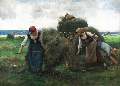 Уборщик сена by Жюльен Дюпре — digital art print download
