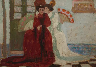 Confidencia by Pedro Figari, 1921 — digital art print download
