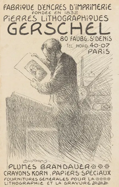 Gerschel by Léon Pousthomis, 1896-1916 — digital art print download