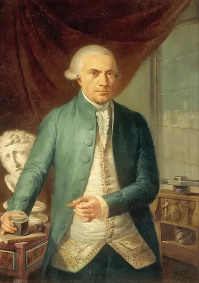 Portrait of Gerónimo Antonio Gil by Rafael Ximeno y Planes — digital art print download
