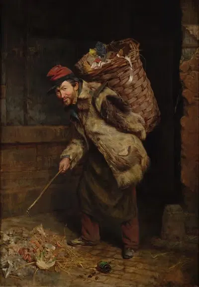 Собиратель тряпок by Томас Уотерман Вуд — digital art print download
