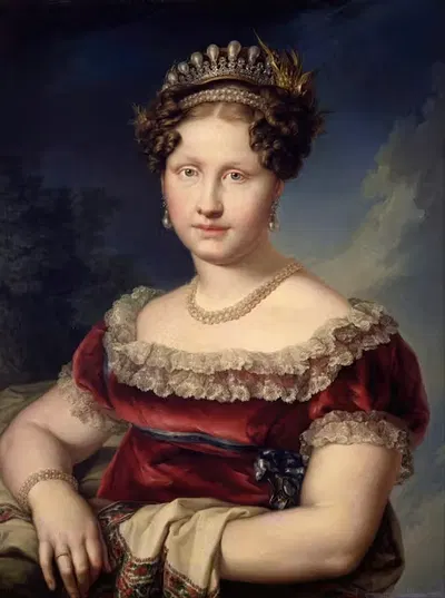 Луиза Карлота де Борбон-Дос-Сицилиас by Висенте Лопес Портанья, 1819 — digital art print download