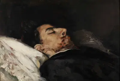 Густаво Адольфо Беккер на смертном одре by Висенте Пальмароли и Гонсалес, 1870 — digital art print download