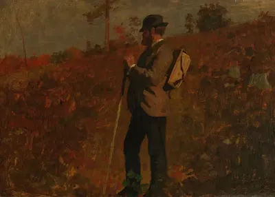 Мужчина с рюкзаком by Уинслоу Хомер, 1873 — digital art print download