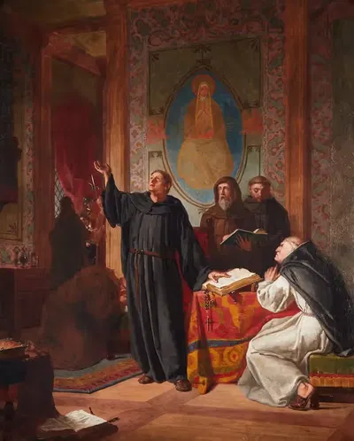 Обет Лютера by Эдвин Уайт, 1848 — digital art print download