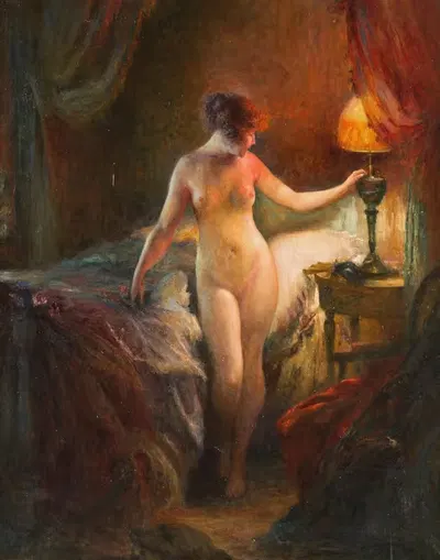В будуаре by Эмиль Табари — digital art print download