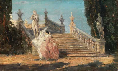 По пути на маскарадный бал by Эмма Чарди, 1924 — digital art print download