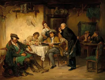 Художник в таверне by Фридрих фон Келлер — digital art print download