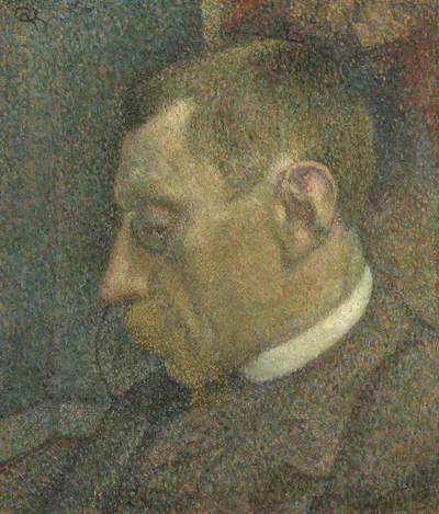 Portret van Verhaeren by Georges Lemmen, 1900 — digital art print download