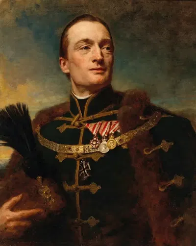 Портрет офицера by Гюла Бенцур, 1919 — digital art print download