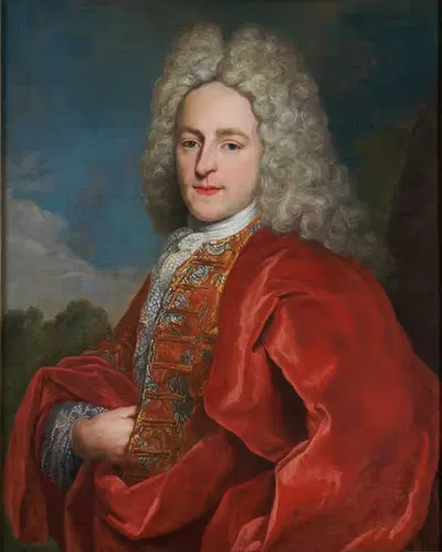 Portret van Joannes Jacobus Moretus by Jan van Helmont, 1717 — digital art print download