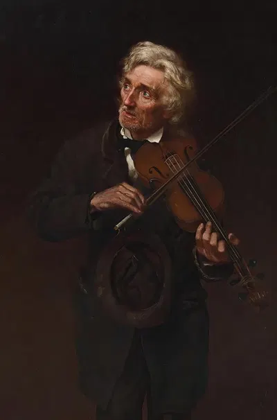 Веселое настроение и грустное сердце by Джон Джордж Браун, 1879 — digital art print download