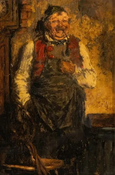 Innkeeper with pipe by Otto Seitz — digital art print download