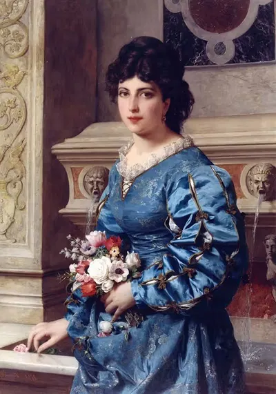 Букет by Раффаэле Джаннетти, 1879 — digital art print download